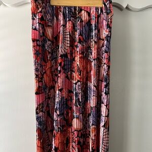Anthropologie Pleated Maxi Skirt